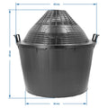 balon do wina 34 l w koszu plastikowym  644034