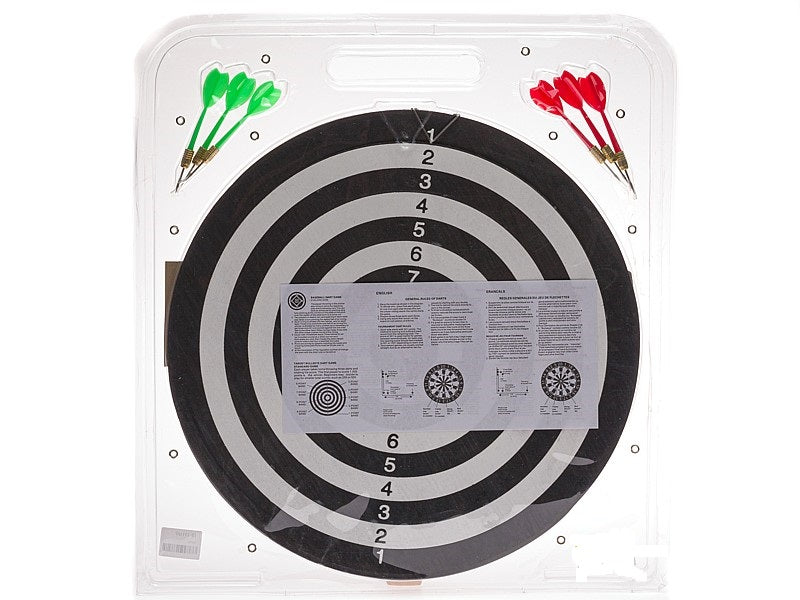 tarcza 43cm z 6 rzutkami DART 50 x 45 x 1,5cm
