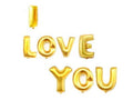I LOVE YOU NAPIS BALONOWY  -  SN30643