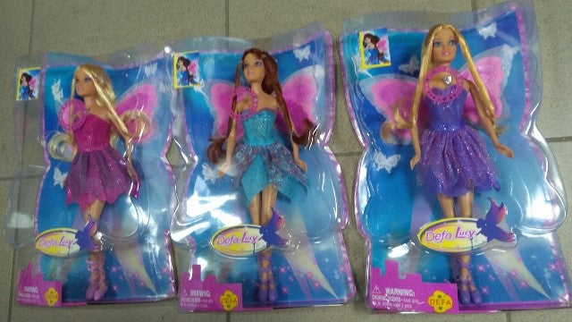 lalka  ze świecącymi skrzydłami ELF 29cm
