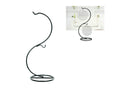stojak metalowy  na 2 bombki metal 33 x 12,5 cm CZARNY | NT1575