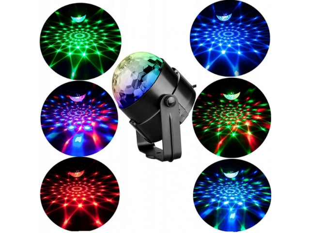projektor, kula disco z pilotem 50 9559