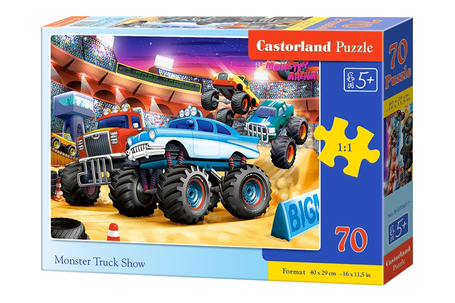 puzzle 70 el. MONSTER TRUCK SHOW  Castorland B-070077