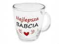 kubek szklany 390 ml Babcia wie lepiej