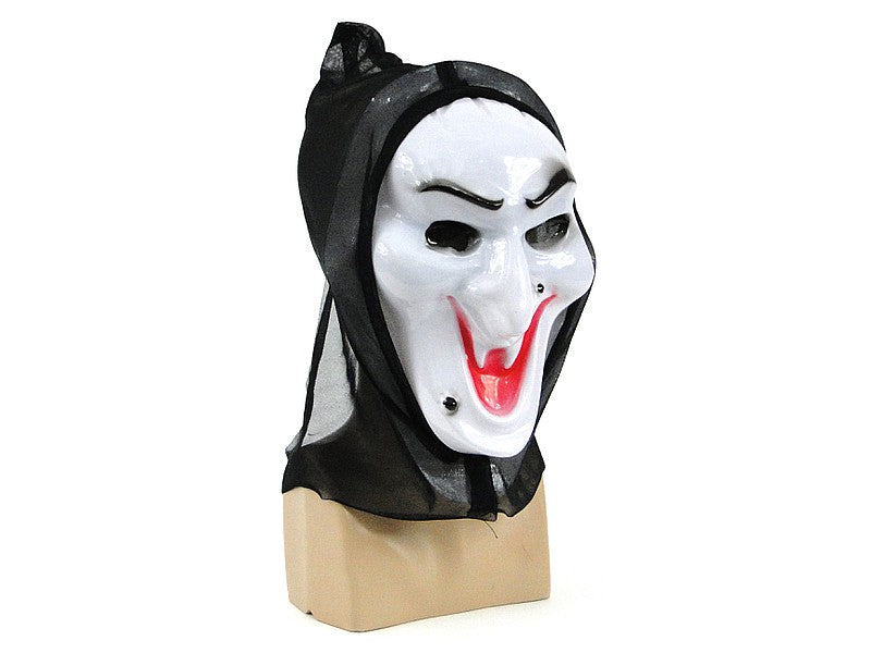 maska halloweenowa z kapturem