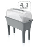 szklarnia rozsadnik RESPANA PLANTER SET 77x39x h82 cm SZARY KAMIENNY