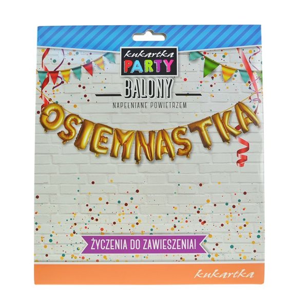 Balony Osiemnastka  BAL-003