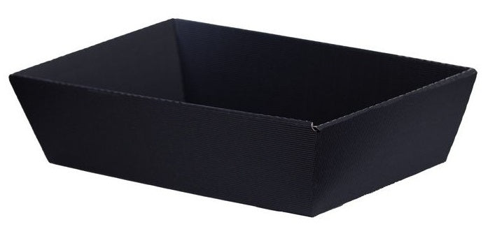 kosz prezentowy kartonowy 10szt. CZARNY 21x7x17cm | GM-KC-1