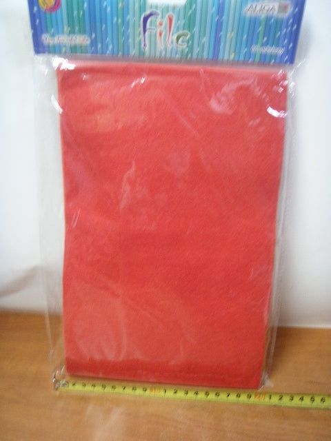 filc 10szt.  A4 CZERWONY | WKF-082-0444