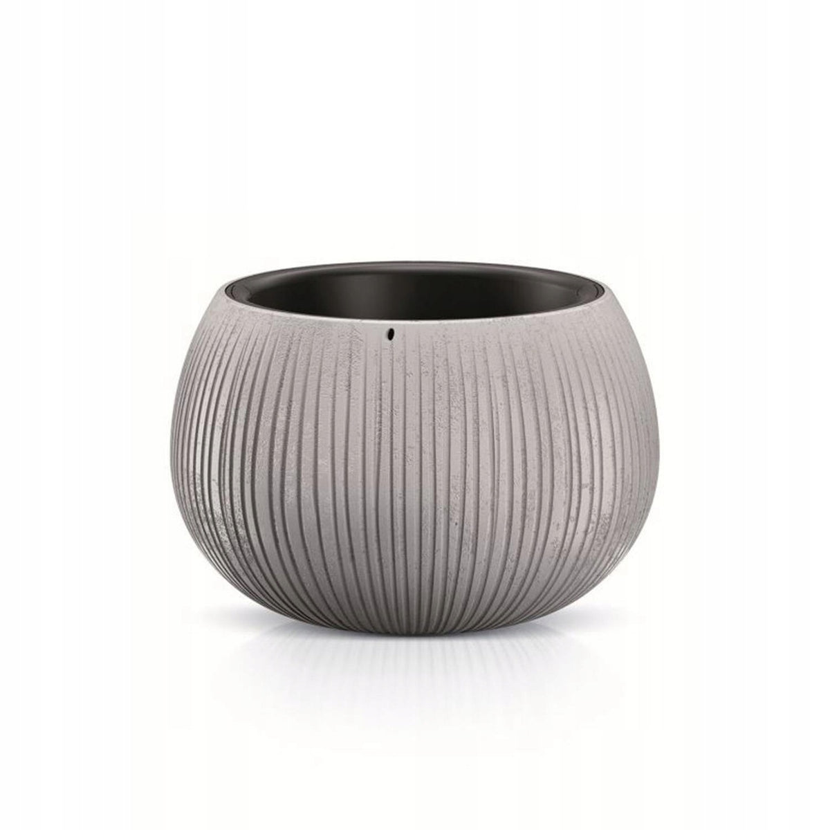 doniczka z wkładem Beton Bowl 18cm szary | DKB180-422U