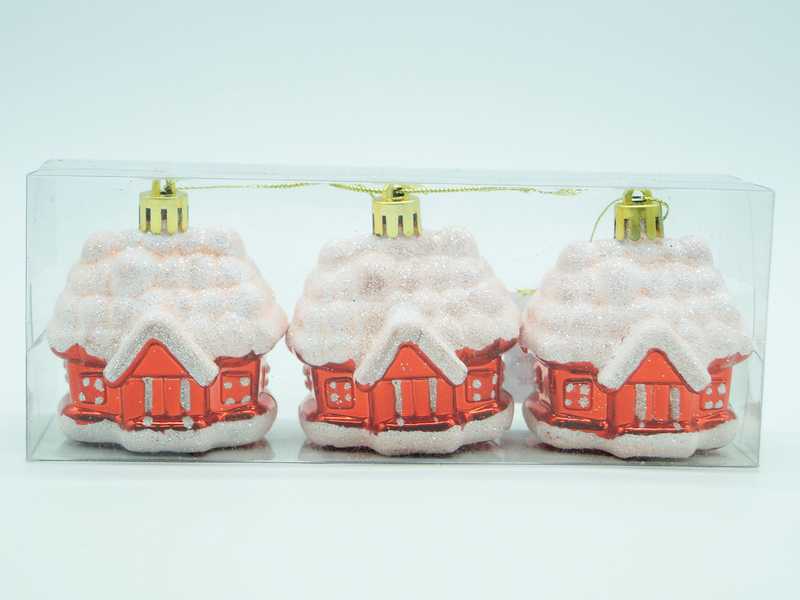 bombki zawieszki 3szt DOMKI TG57144-3