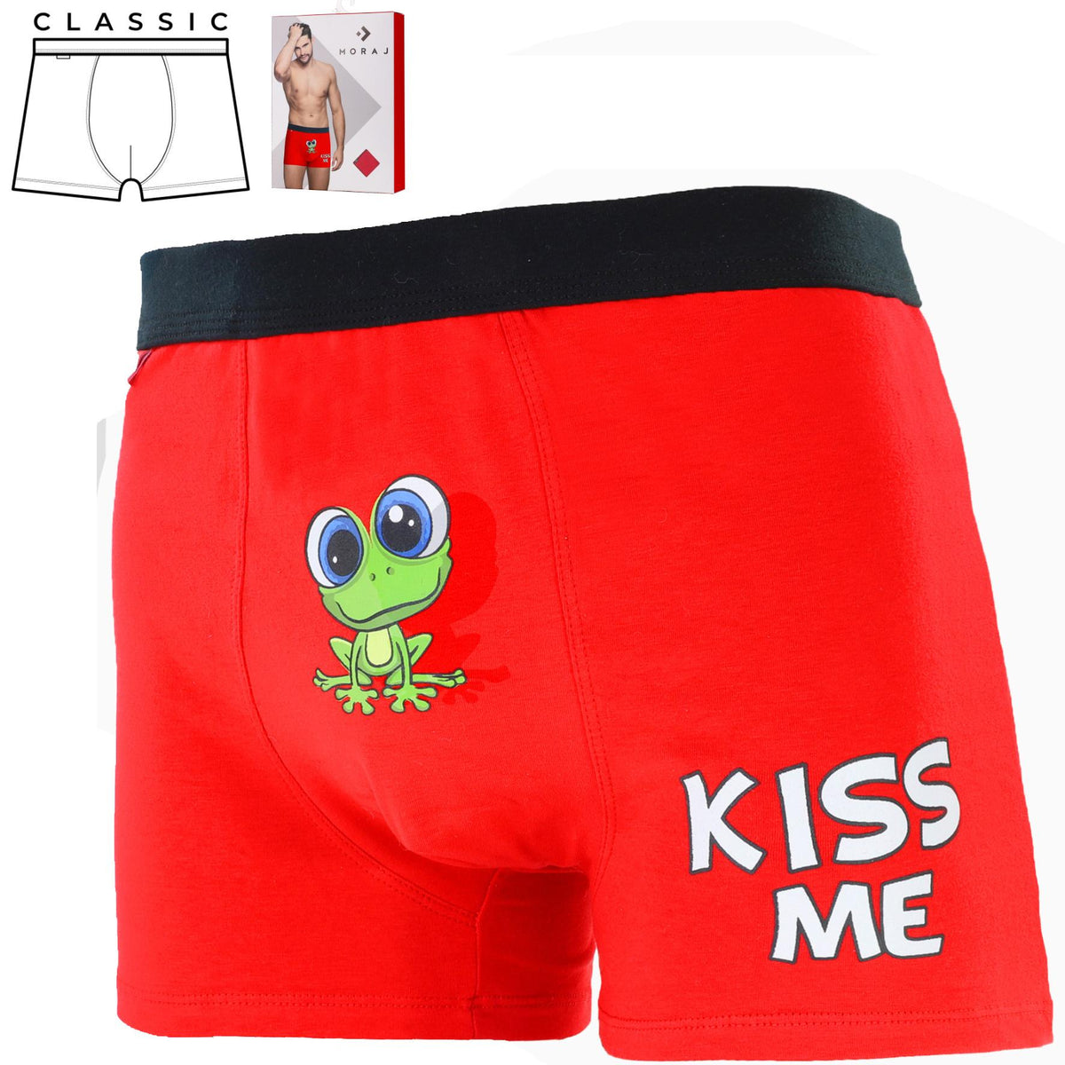 bokserki Walentynkowe Kiss Me MBX600-347 rozm:XL