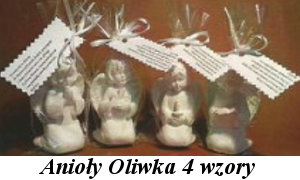 aniołek 16 szt  podziękowania Oliwka Komunia Święta