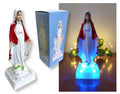 figurka MARYJA plastikowa led na baterie 20 cm rgb zmieniająca kolor AE-7304