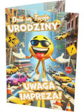 karta urodzinowa dla młodzieży - ustawiana (naklejki) A URD-044