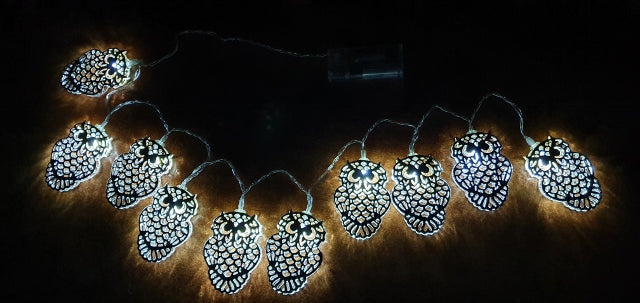 lampki 10led na baterie SOWA LIT-17031