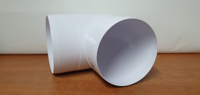kolanko wentylacyjne okrągłe plastikowe 90stopni D/KO 100/90