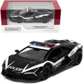 auto metalowe 1:38 KINSMART LAMBORGHINI REVUELTO POLICJA 16 x 8 x 7cm K-155
