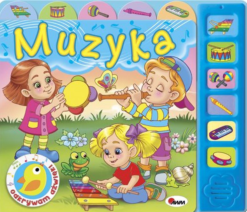 książeczka odkrywam dźwięki muzyka