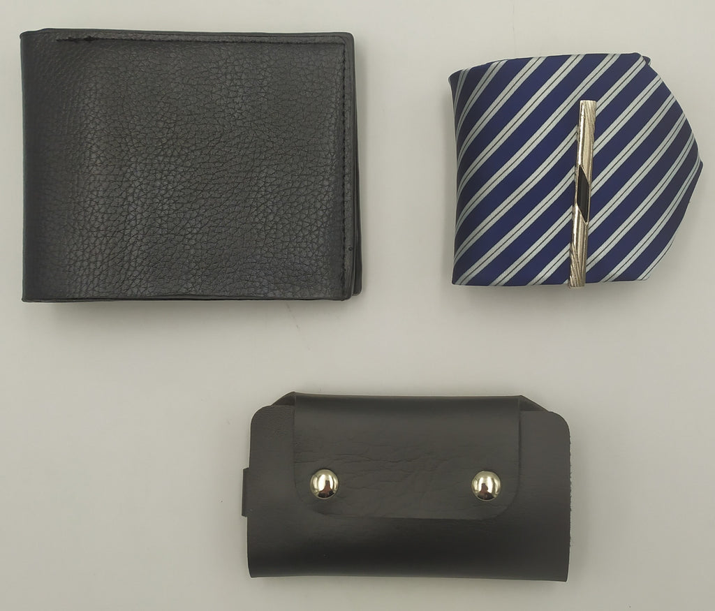 zestaw prezentowy krawat+portfel+etui DZIADEK