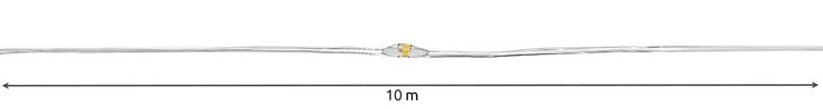 lampki na druciku 100 LED  - multicolor  | 1699