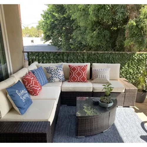 żywopłot sztuczny na balkon - 3m Gardlov 23641