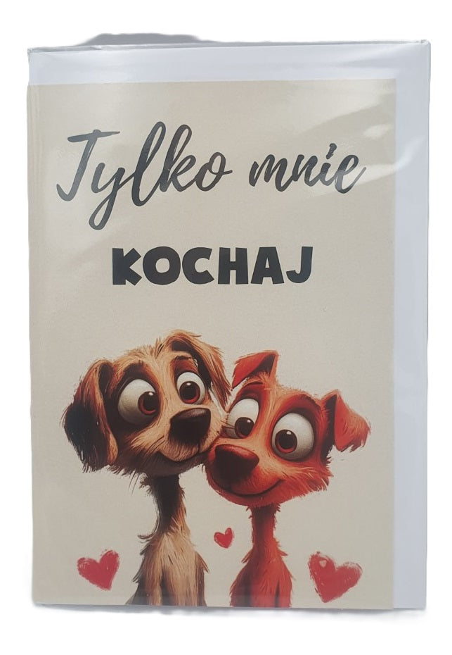 karnet TYLKO MNIE KOCHAJ KR-251