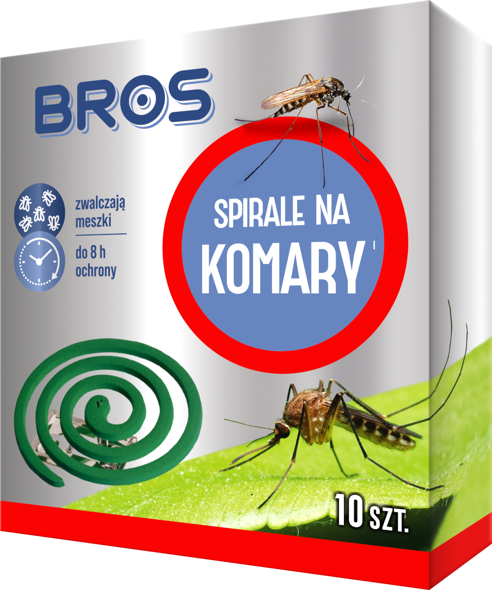 spirala na komary 10szt.  BROS