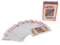 karty do gry niebieskie lub czerwone papier powlekany