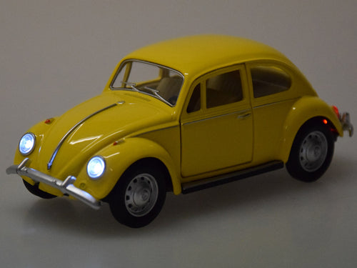 auto kolekcjonerskie Volkswagen Classical Beetle 1967 1:36 metalowe auto światło dźwięk MSZ ZA5055