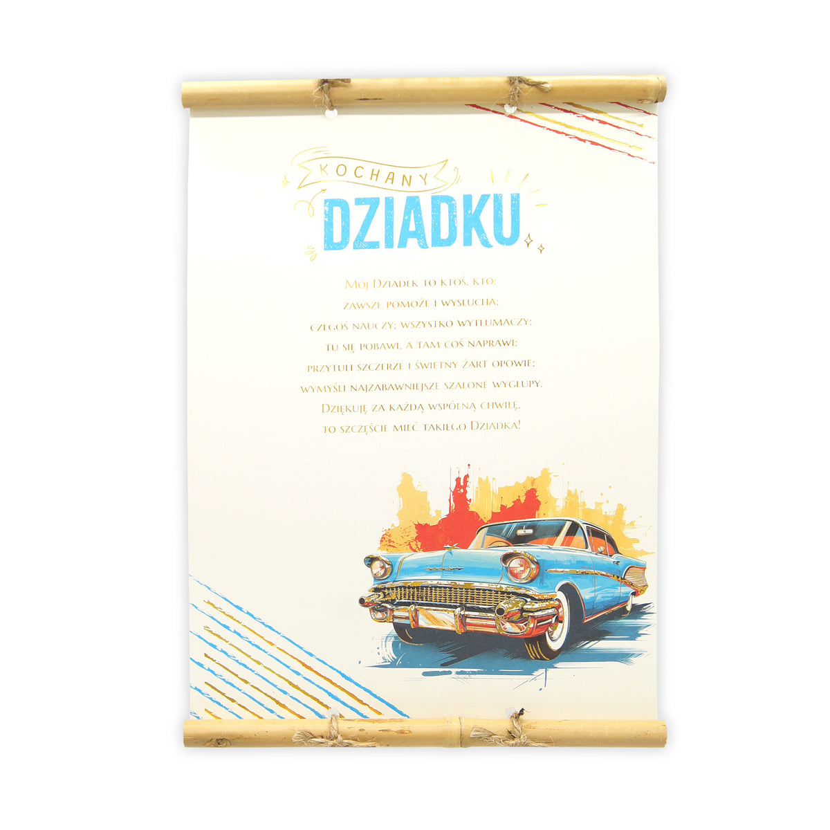dyplom z bambusem Kochany Dziadku | 005