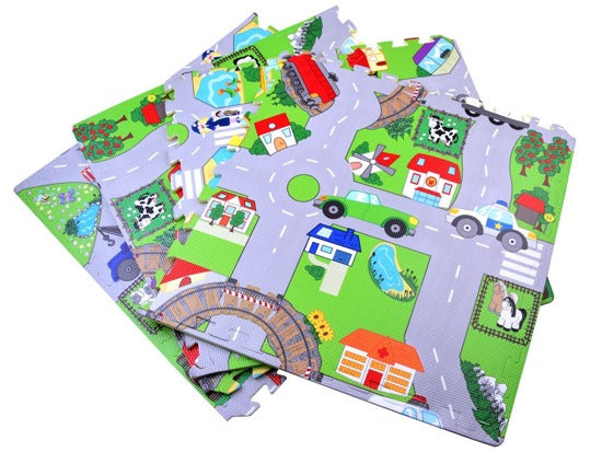 puzzle podłogowe ULICA piankowe EVA | ZA2510
