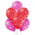 balony serca  6szt. |  BN06-280