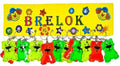 brelok 12szt. odblaskowy PIESEK