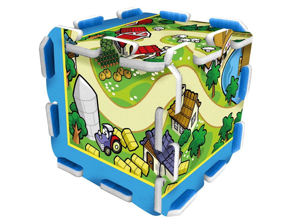 puzzle piankowe mata uliczka wyścigi 9el. | ZA3150