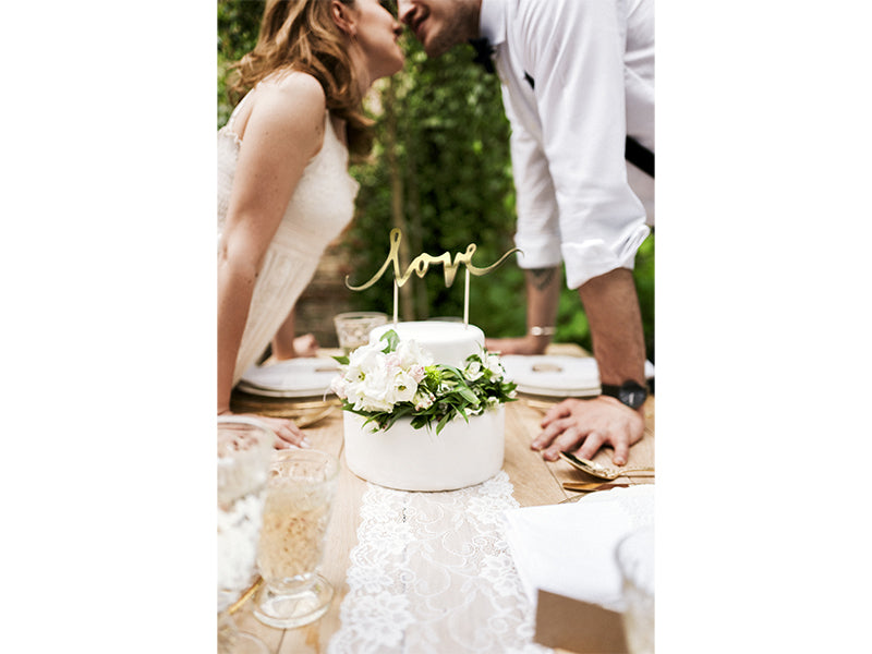 topper na tort  Love Elegant Bliss 17 cm | KPT1-019