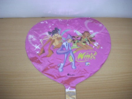 balony foliowe 10szt  mix + patyk