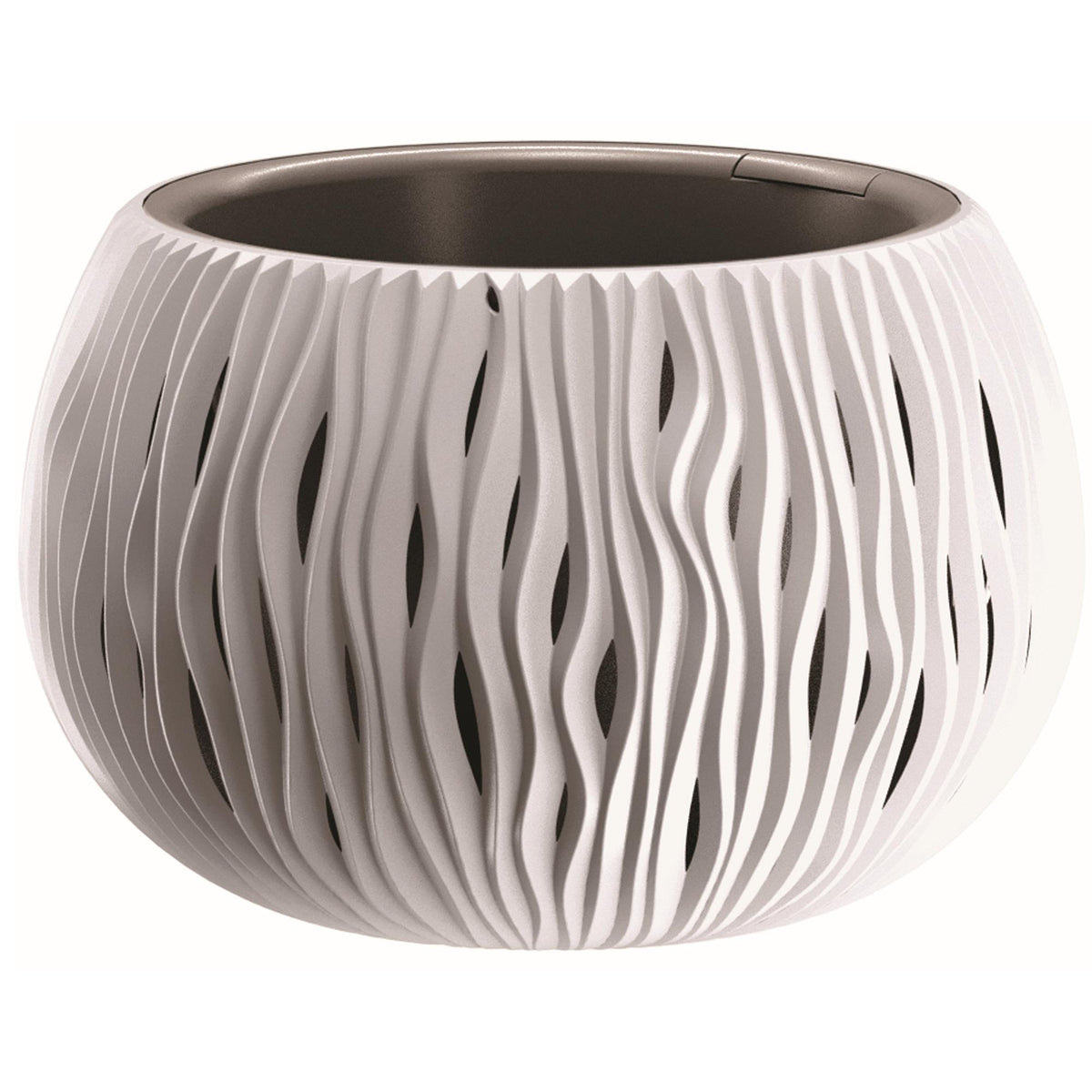 doniczka BOWL SANDY 29x19 - biały