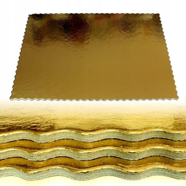 podkładka pod tort 30 x 40 cm gruba karbowana 2000 g 1 szt.     8795