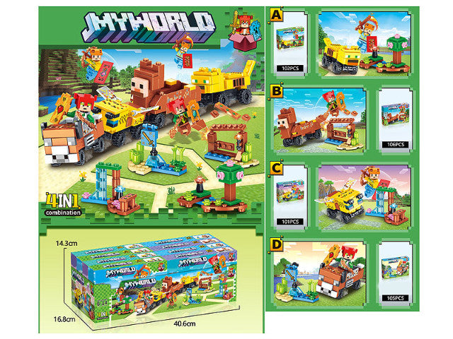 klocki 20cm MYWORLD