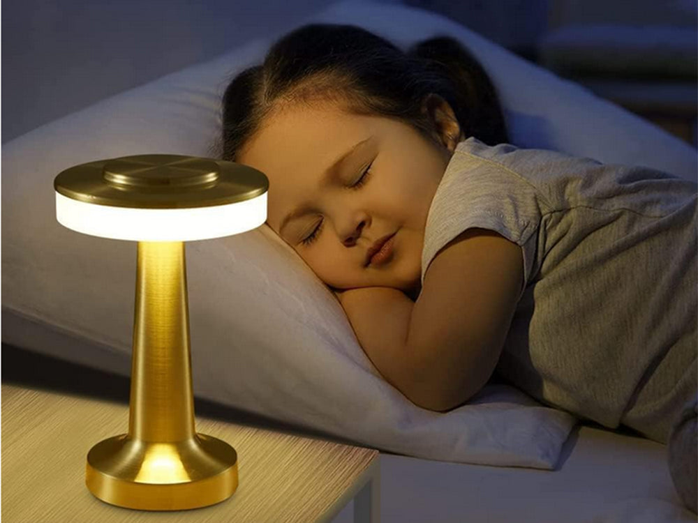 lampka nocna stołowa dotykowa lampa 3 stopniowa do sypialni bezprzewodowa producenta 12309_ZŁ