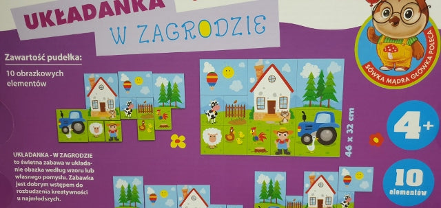 układanka 10el W ZAGRODZIE