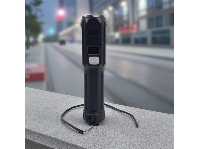 latarka teleskopowa led zoom 15cm a6657
