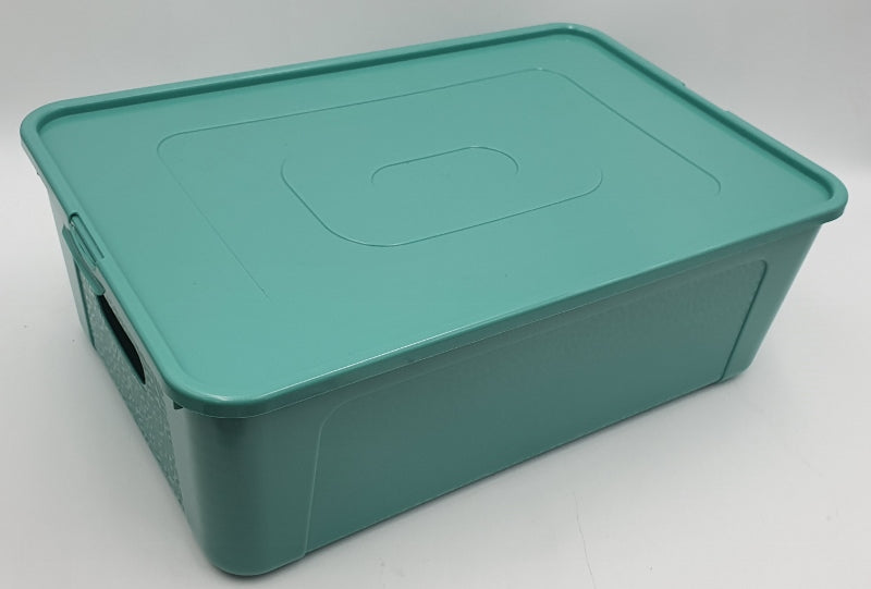 multibox z pokrywką 39x26x13,4cm  1702  mix kolor