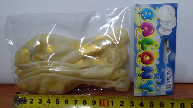 balony przezroczyste 5szt. z konfetti 30cm | BNK-8575
