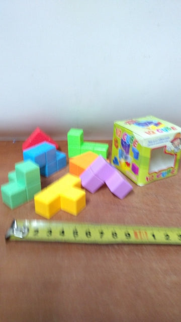 magiczna kolorowa KOSTKA typu Tetris | GR0153