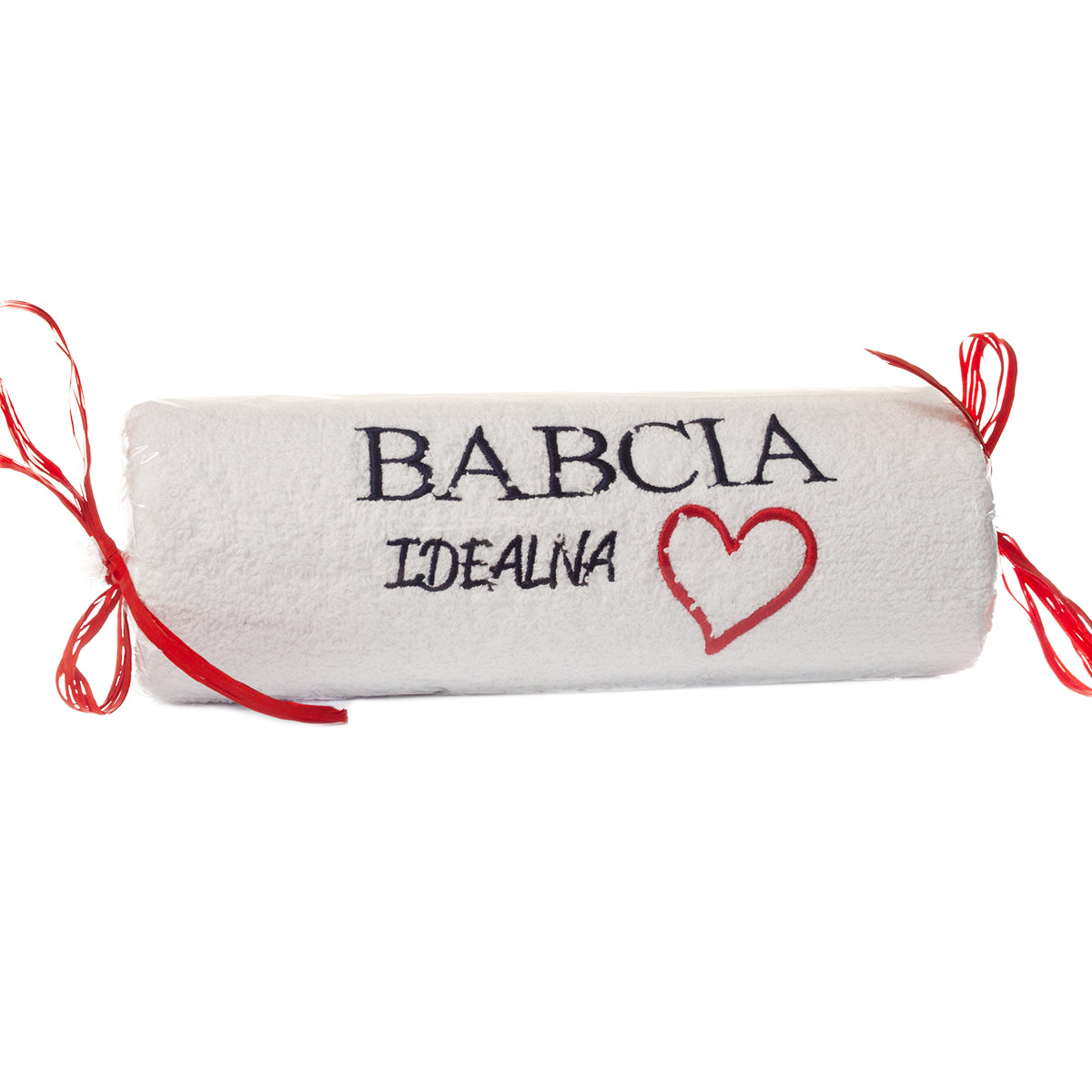 ręcznik z haftem "Babcia Idealna" 50x100 cm