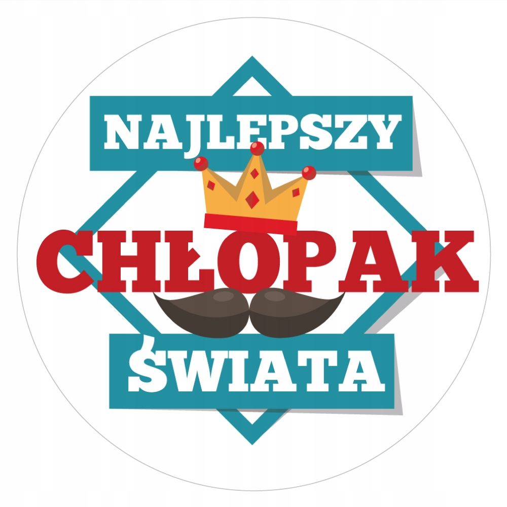 naklejki 12szt. Najlepszy Chłopak Świata