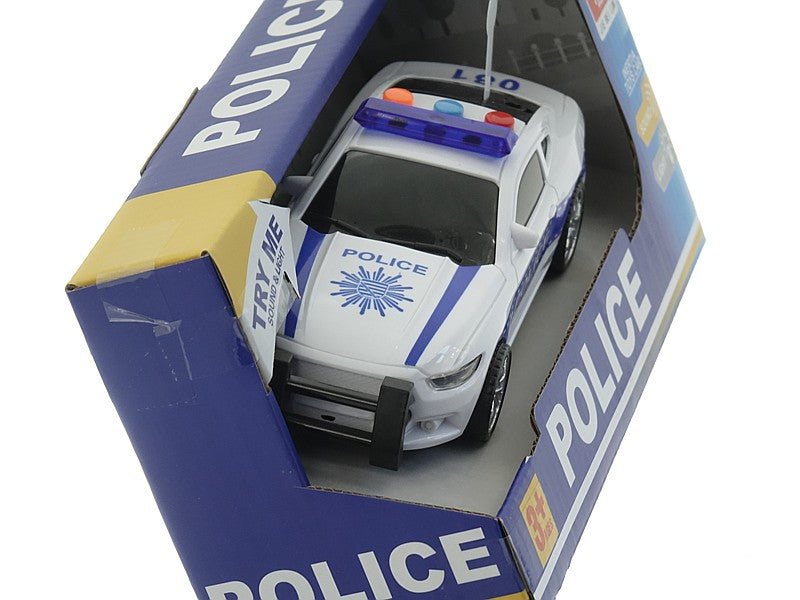 auto policyjne światło dźwięk 16,5x6,5x5,5cm