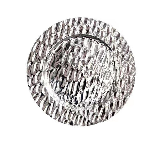 podtalerz patera dekoracyjna 33cm SREBRNA NT7380